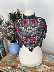 เลื่อมโพลีเอสเตอร์ภาพเงาตรงที่สวยงามสายรัดคอสำหรับเทศกาลคลับเสื้อคลุมแบบหรูหราประดับลูกปัด - Product Image 6