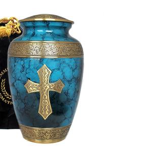 Urna para cenizas funerarias de Metal sólido de alta calidad para adultos, recuerdo conmemorativo hecho a mano, diseño elegante para almacenamiento de cenizas - Product Image 5