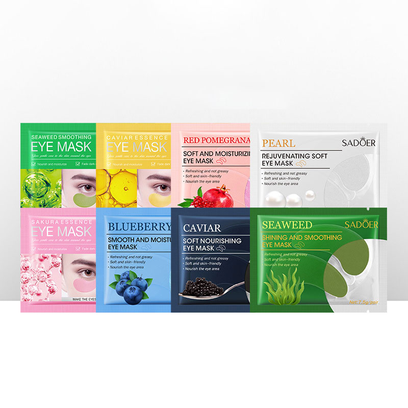 Fabricante Anti Rugas Círculo escuro Colágeno Hidratante Eye Mask Extrato de algas orgânicas Herb Whitening Eye Patches