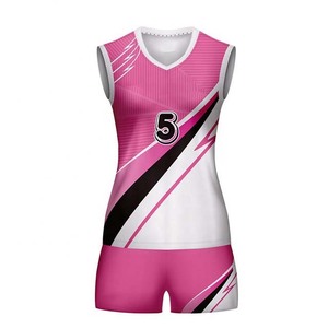 Sublimación personalizada Impreso Logo Hombres Mujeres Color sólido Sin mangas Uniforme de voleibol A la venta ahora - Product Image 2