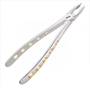 Gran oferta, instrumentos quirúrgicos dentales médicos de acero de potencia Manual, pinzas de extracción de patrón inglés Molar inferior, alicates para dientes - Product Image 6