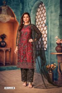 SALWAR-SUIT ตาข่ายสำหรับงานหนักงานปักแบบล่าสุด - Product Image 2