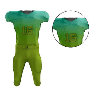 Camiseta de fútbol americano para hombre, conjunto de uniforme con estampado de transferencia de calor personalizable, transpirable, de secado rápido, antibacteriano, de talla grande - Product Image 4