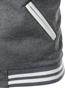 Recién llegado, chaqueta de béisbol para hombre, diseño de moda 2025, vino rojo, chaqueta universitaria ajustada para hombre - Product Image 4