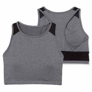 Soutien-gorge de sport pour femmes de qualité supérieure, logo personnalisé sur le devant, séchage rapide, respirant, soutien moyen pour la salle de sport/le yoga, remise à prix réduit - Product Image 6