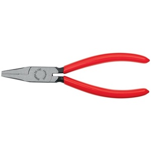 For KNIPEX Flat-Nose <b>Pliers</b> 160mm Overall Length Polished Head Black Anodized Plastic Coating - Product Image 5
