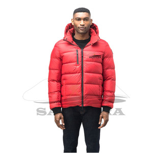Chaqueta acolchada Chaqueta de invierno Chaqueta acolchada de bombardero para hombres Color Ropa de abrigo elegante Diseño de logotipo duradero Cálido Cómodo Invierno - Product Image 1