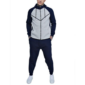 Venta al por mayor Casual Mens Sportswear Jogging Chándales Zip Up Mens Training Jogger Poliéster Chándales Para Hombres - Product Image 5