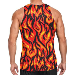 High Quality Quick Dry <b>Tank</b> <b>Top</b> Dye Sublimation All Over Printing <b>Men</b> <b>Tank</b> <b>Tops</b> <b>for</b> Summer Fitness Custom Logo 2025 - Product Image 3