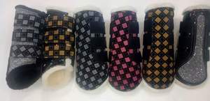 Nouvelle tendance Equihawk protecteur de jambes de cheval fournisseur équestre de haute qualité équipement équin paillettes personnalisé chevaux bottes de brossage - Product Image 6