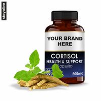 Supplément de cortisol à base de plantes pures | Supplément pour les femmes | Relaxation | Service de marque privée