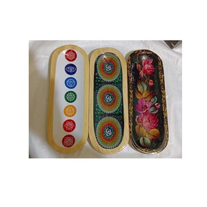 Bandeja de servicio de madera de mango de lujo hecha a mano con cuencos y cucharas tamaño personalizado para el hogar y el hotel pulido para uso en hoteles - Product Image 6
