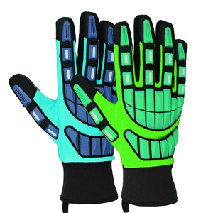 Guantes mecánicos Impacto Mecánico TPR Trabajo Fabricante al por mayor Algodón Logotipo personalizado Guantes DE SEGURIDAD Guantes mecánicos de aceite - Product Image 1