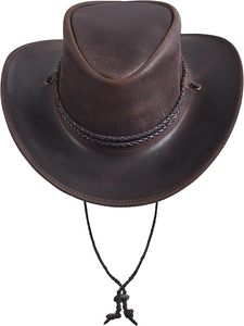 Sombrero de Vaquero de Cuero Gótico - Product Image 2