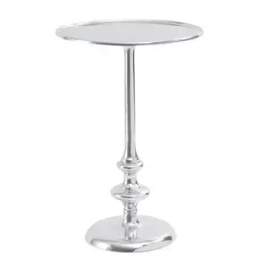 Table d'appoint fantaisie en métal en aluminium en forme de fleur Table centrale design faite à la main d'excellente qualité Centre d'angle élégant classique - Product Image 6