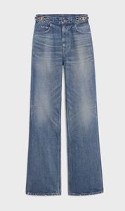 High Quality Women's Slim Fit Blue Denim <b>Jacket</b> Vintage Casual Fashion XL Size Cotton Trousers Branded Logo <b>Straight</b> Whole <b>Sales</b> - Product Image 3