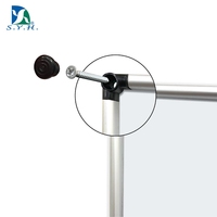Pizarra Magnética de Borrado en Seco de un Solo Lado, Minimalista, Superfina, Ecológica, con Marco de Aluminio Mate, Certificada por la CPSIA, Marca SYH