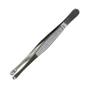 Pinces à tissus russes manuelles en acier inoxydable, instruments chirurgicaux vétérinaires de dissection et de préhension, certifiées CE classe I ISO13485 - Product Image 5