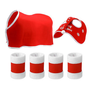 Cálido invierno vacaciones Navidad caballo manta para <span class=keywords><strong>caballos</strong></span> decorativo y acogedor Navidad caballo manta para uso estacional - Product Image 5
