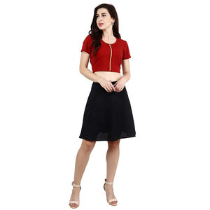 เสื้อครอปผ้าแคนวาสสำหรับออกกำลังกายของผู้หญิงเสื้อครอปดีไซน์ใหม่เสื้อครอปผ้าแคนวาสสำหรับออกกำลังกายในฤดูร้อน - Product Image 5