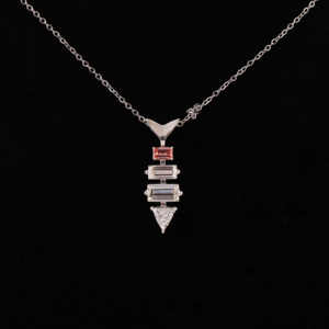 Colgante personalizado con forma de pez con diamante cultivado en laboratorio multiforma, joyería corporal de oro sólido de 14 quilates para mujer, estilo moderno para fiestas - Product Image 3