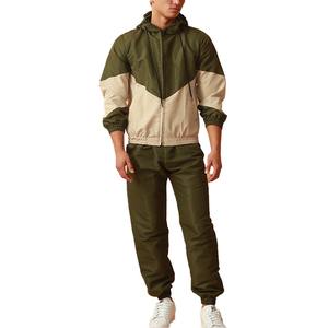 Conjunto de Chaqueta y Pantalón Cortavientos Personalizable con Logotipo, Trajes Deportivos Impermeables con Capucha para la Temporada de Invierno - Product Image 3