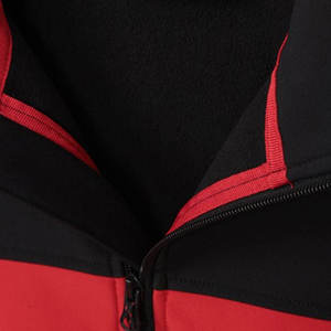 Nouveau design de veste softshell imperméable pour l'extérieur col à capuche respirant vêtements de sport de fitness d'hiver teints à fermeture éclair légers et fins - Product Image 6