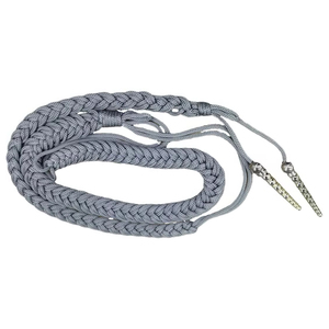 Aguillete Ceremonial Hecho en Pakistán con Puntas Doradas, Accesorios de Uniforme Personalizados, Cordones para Hombros con Logotipo Personalizado - Product Image 3