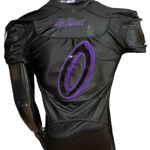 Maillot Photo Football Américain Plus Size Respirant Tackle Twill Sublimation Integrated Pants Short Team Package Broderie - Product Image 1