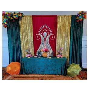 Telón de fondo para selfies de boda, telón decorativo para fotomatón indio, con función musulmana - Product Image 1