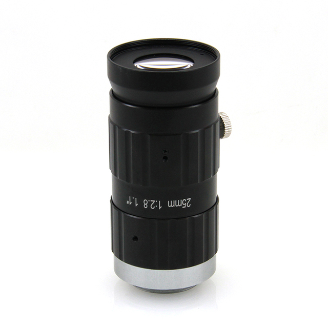 10MP 1.1" 25mm C-Mount Lens Machine Vision F2.8 4K Lens for UHD Industrial and CCTV IP Security Camera Module PCB Board SL-0402