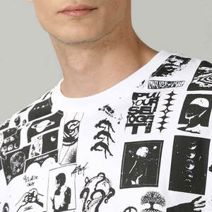 New Street Fashion Wear Low Budget Men Screen Printed T Shirt Precio bajo Transpirable Ligero Impreso T ShirtFor Men - Product Image 6