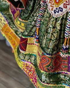 ชุดเดรสผู้หญิงผ้าคอตตอนปักแบบดั้งเดิมของอัฟกานิสถานชุดเดรสสำหรับงานแต่งงานผ้ากำมะหยี่ขนาดพิเศษงานปาร์ตี้ออกแบบได้ตามต้องการ - Product Image 2