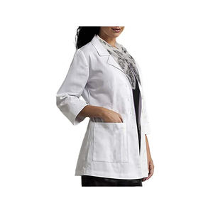 Tablier tissé unique et durable de haute qualité, personnalisé, unisexe, pour le personnel hospitalier, les médecins, impression numérique, vente en gros, fusion sans couture - Product Image 3