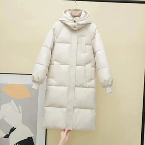 Long Parkas Men's 2024 Winter Fashion <b>Slim</b>-fit Cotton Hooded Thick Warm Knitted Puffer Coat Waterproof Eco-Friendly Detachable - Product Image 1