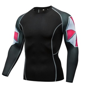 Grappling Mma Rash Guard Design Your Own Plain <b>Compression</b> <b>Shirt</b> Bjj Rash Guard Custom Printed Mens Rash Guard - Product Image 2