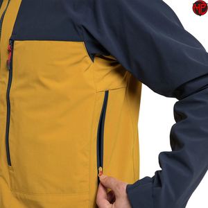 Venta al por mayor de los hombres chaqueta Softshell de alta calidad transpirable de talla grande cómodo y suelto cierre de cremallera para la chaqueta de invierno - Product Image 3