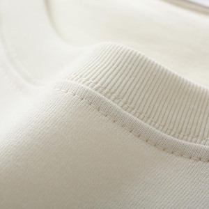 Wholesale 350gsm O Neck Oversized <b>Heavyweight</b> 100%Cotton Men's <b>T</b>-<b>Shirt</b> <b>White</b> Small Neck Short Length Oversized Style - Product Image 5