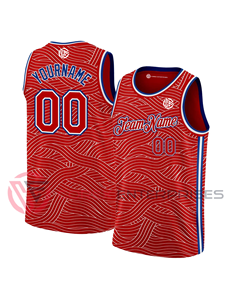 Maillot de basket-ball de mode de couleur personnalisée respirant et coutures à séchage rapide maillot de basket-ball de haute qualité - Product Image 2