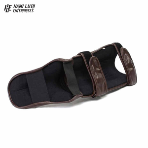 Espinilleras de Kick Boxing MMA personalizadas de alta calidad, espinilleras de cuero sintético PU Premium para adultos para protección - Product Image 3