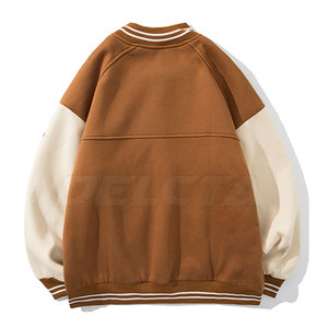 Sudadera de Talla Grande Hecha en Pakistán, Mangas Largas, Chaqueta Letterman con Bordado Chenille, Superventas - Product Image 2
