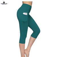 Legging de yoga taille haute élastique pour femme, motif 3D standard, séchage rapide, en nylon, avec logo à la taille, pour la course et le fitness