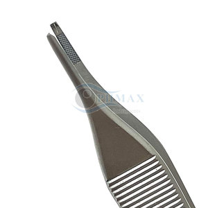 Pinzas de disección Adson Pinzas de tejido quirúrgico con mordazas dentadas para un agarre seguro Pinzas Adson de acero inoxidable - Product Image 5