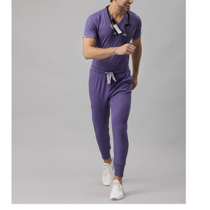 Latest Arrival Men's <b>Scrubs</b> <b>Top</b> Pocket V-Neck Uniforms Athletic Fit Anti Pilling Medical <b>Scrubs</b> Male Staff Uniform <b>Top</b> Discount - Product Image 6