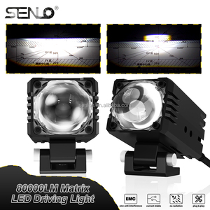 New senlo xe máy Đèn sân khấu <span class=keywords><strong>Led</strong></span> Đèn Pha nhấp nháy <span class=keywords><strong>Mini</strong></span> Đèn lái xe làm việc ánh sáng sương mù đèn DRL bóng đèn cho xe tải xe SUV ATY - Product Image 3