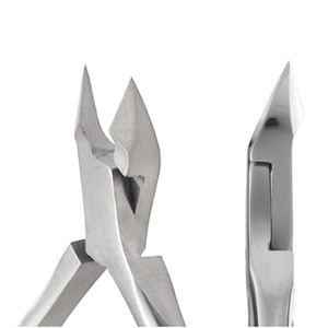 Pince à cuticules à pointe de 7 mm avec lames tranchantes poignée antidérapante Action à ressort en acier inoxydable pince à ongles à cuticules - Product Image 6