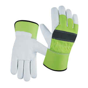 Gants de gréement respirants de haute qualité pour hommes gants de travail en cuir personnalisés Style uni gants de travail de sécurité quotidiens en plein air - Product Image 1