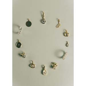 Colgante de Diamantes con Forma de Carta de Amor, Elegante Adorno con Pavé para Mujer - Product Image 6