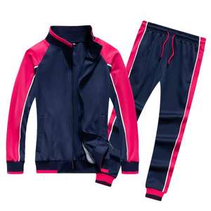 Ensemble de survêtement sportif pour homme de marque, automne, décontracté, vêtements de sport pour homme, vestes à capuche avec pantalon, ensemble tendance, couleur contrastée, fermeture éclair - Product Image 6