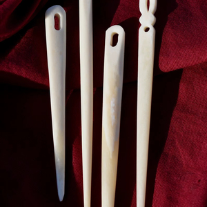 Aiguille à broder en corne de buffle, pointe fine, pour laine et fil, accessoire de couture durable pour le tufting et la couture - Product Image 1